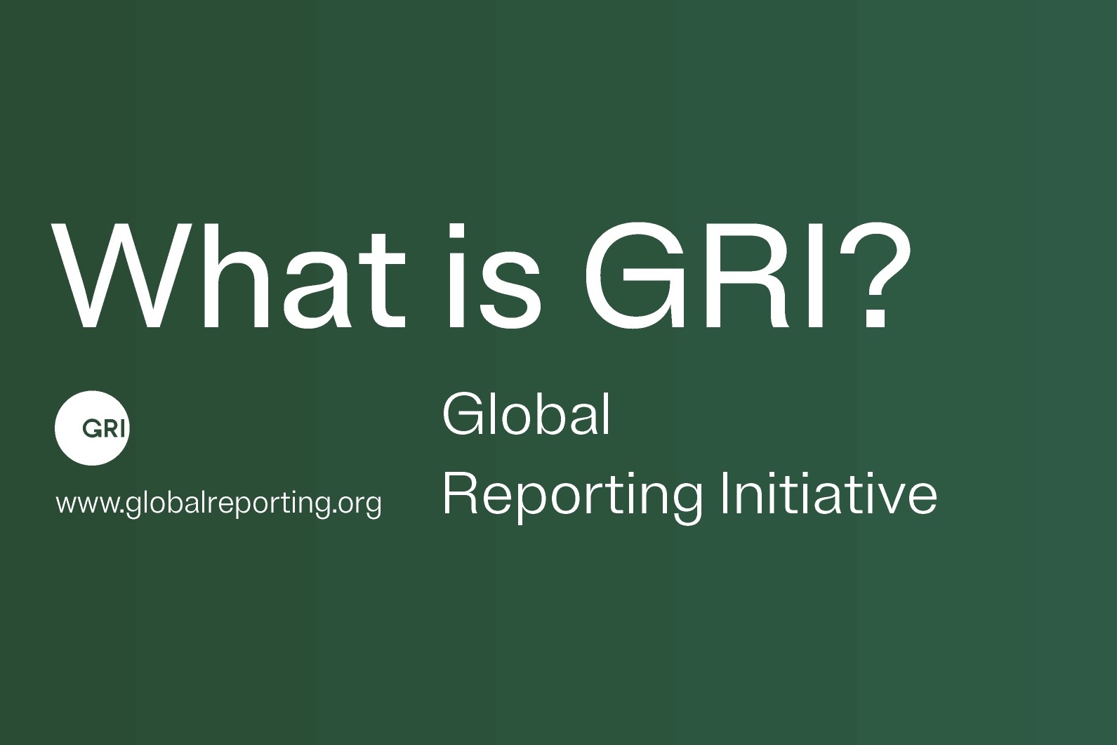 What is GRI and How Does it Work